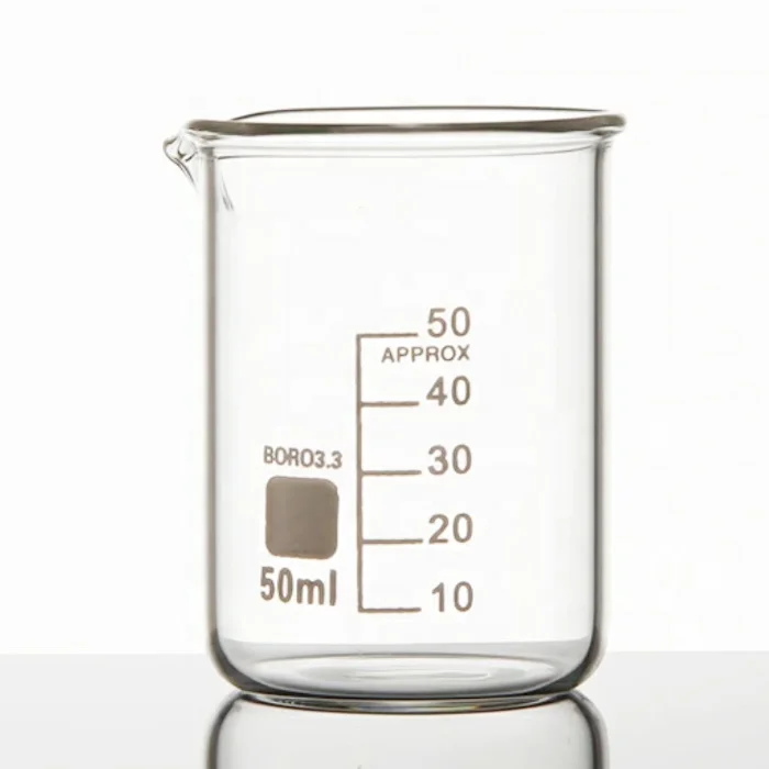 Tiandi Lab 50ml Chemistry Measuring Low Form Glass Beaker