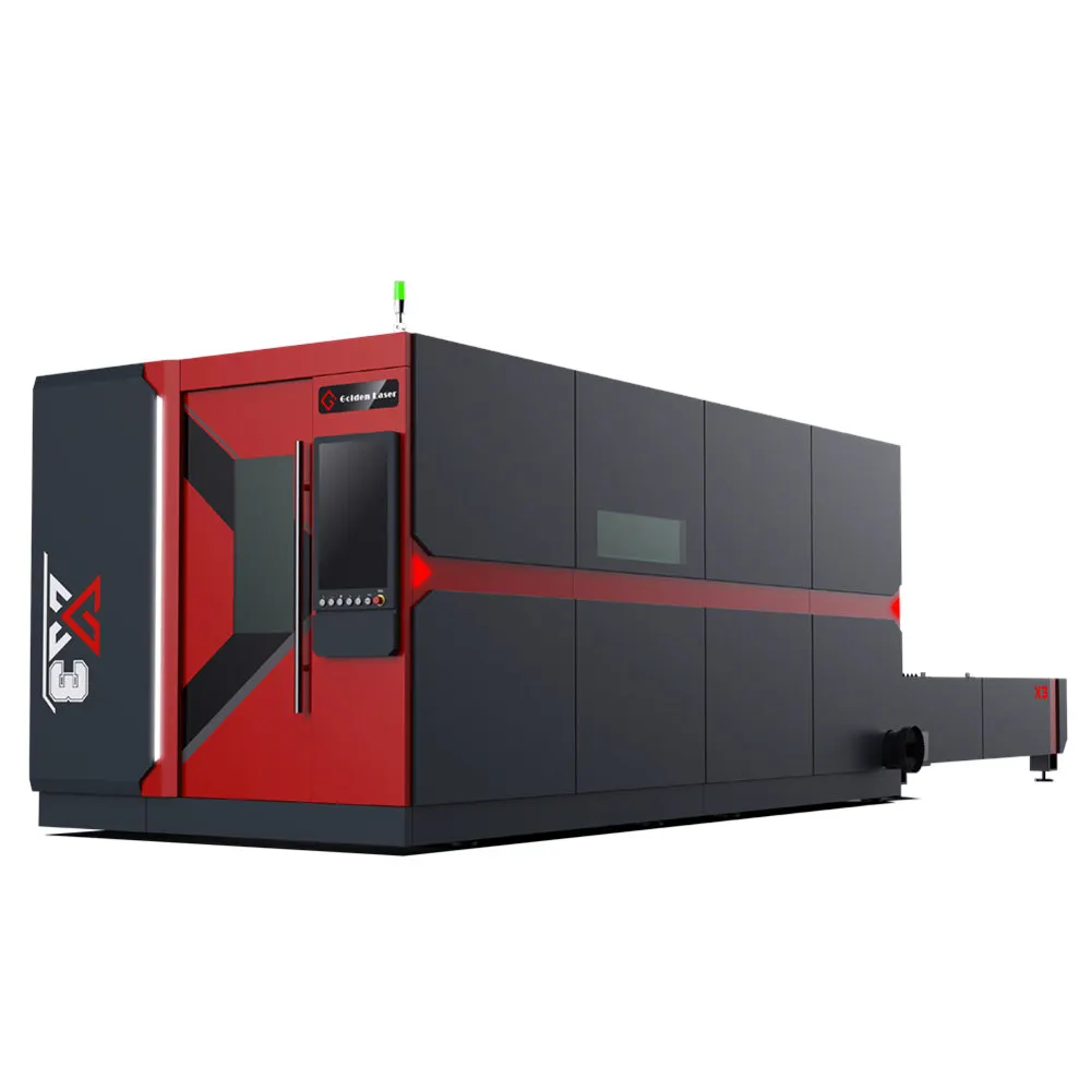 Golden Laser Metal Cutting Machine with Water Cooling Raytools Laser Head Hiwin Guiderail Supports AI PLT Format Best Price!