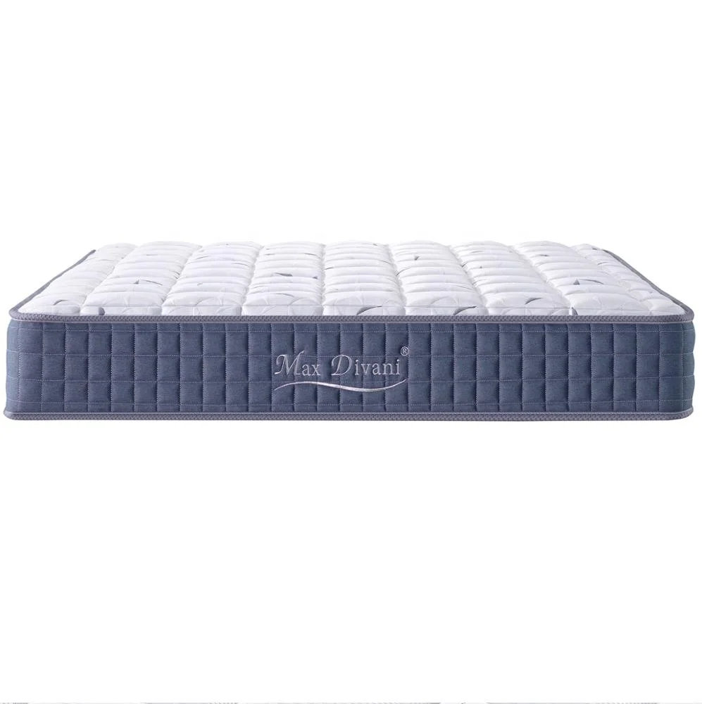 Max Divani luxury king queen size пена с эффектом памяти пружинный малазийский рулон в коробке латексный матрас