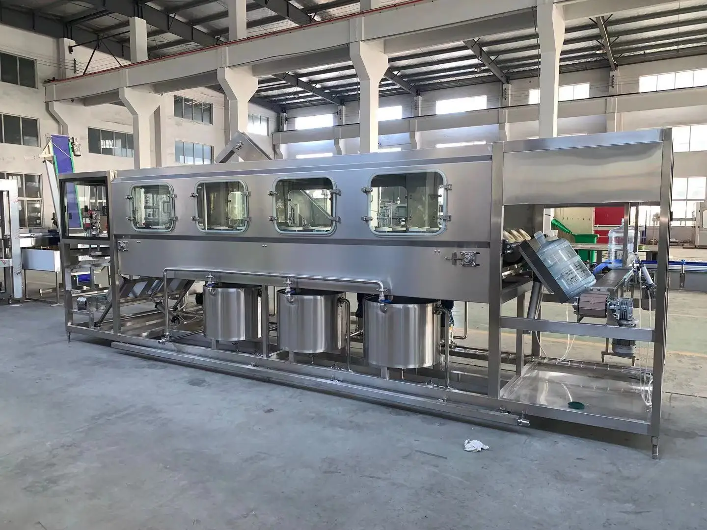 CE 150-3000 bph Complete automatic 5 gallon bucket water filling production