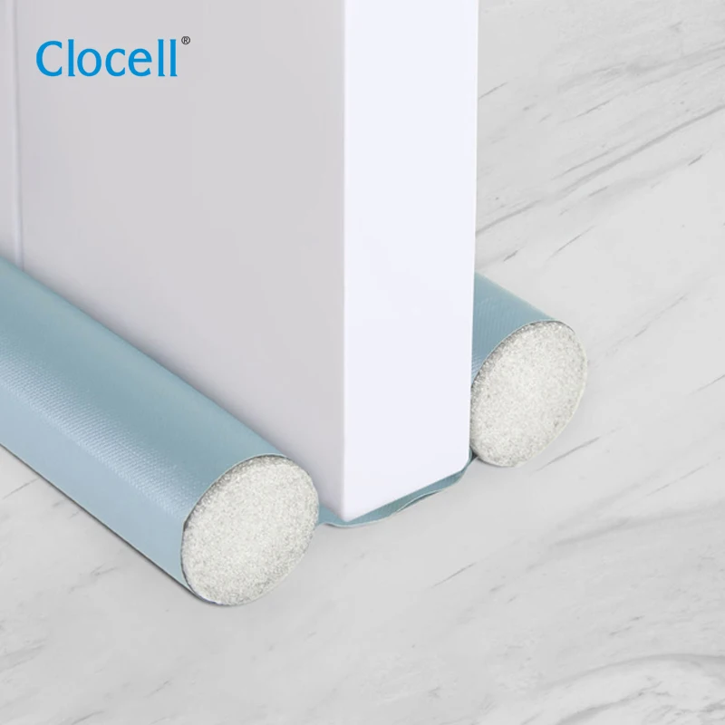 Clocell двойные дверные пробки блокировщик чертежей для нижней двери защита от шума и запаха