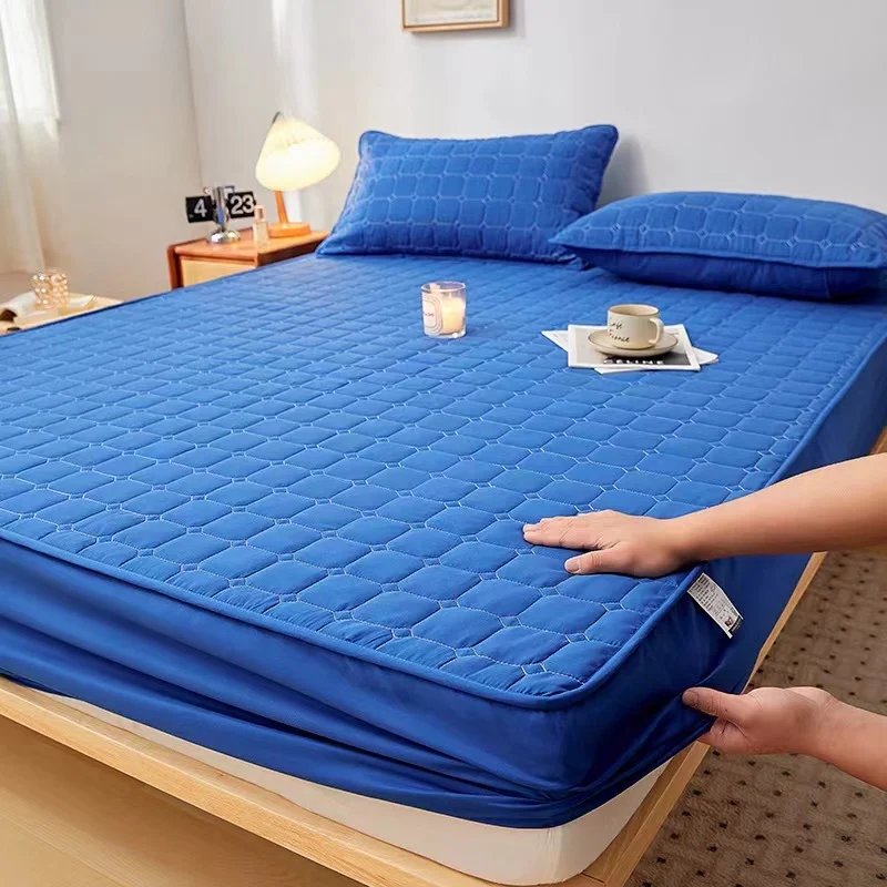 Jize Mattress Pad 18 Inches Washing Machine Quality Waterproof Cover OPP Bag Woven 40 Deep Pocket Soft Quilted Fitted Waterproof