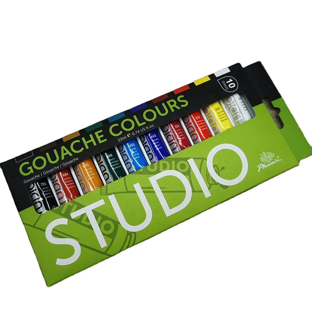 Gouache Paint High Quality cheap price 10 Colors Non-toxic Gouache Paint Set For Kids