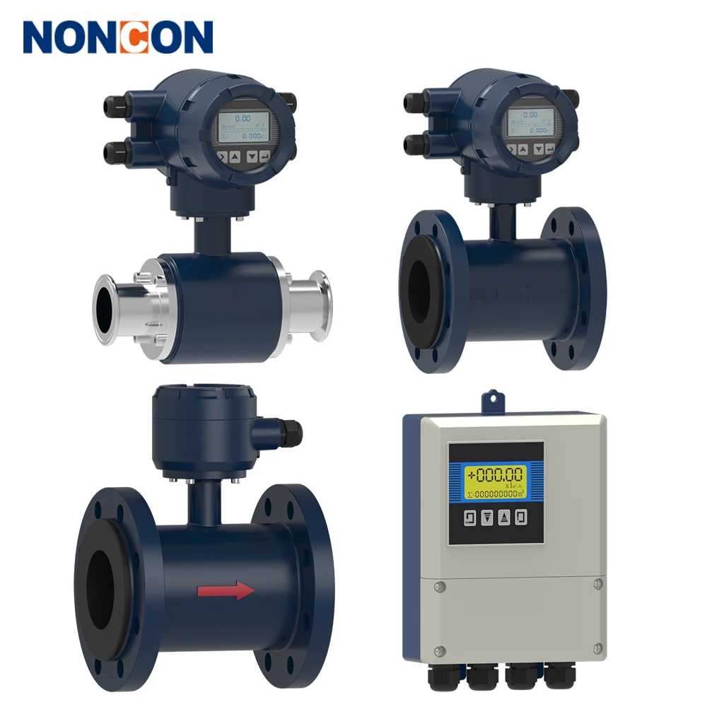 Flange type sanitary fast clamping flow meter water electromagnetic Beer magnetic flow meter DN32