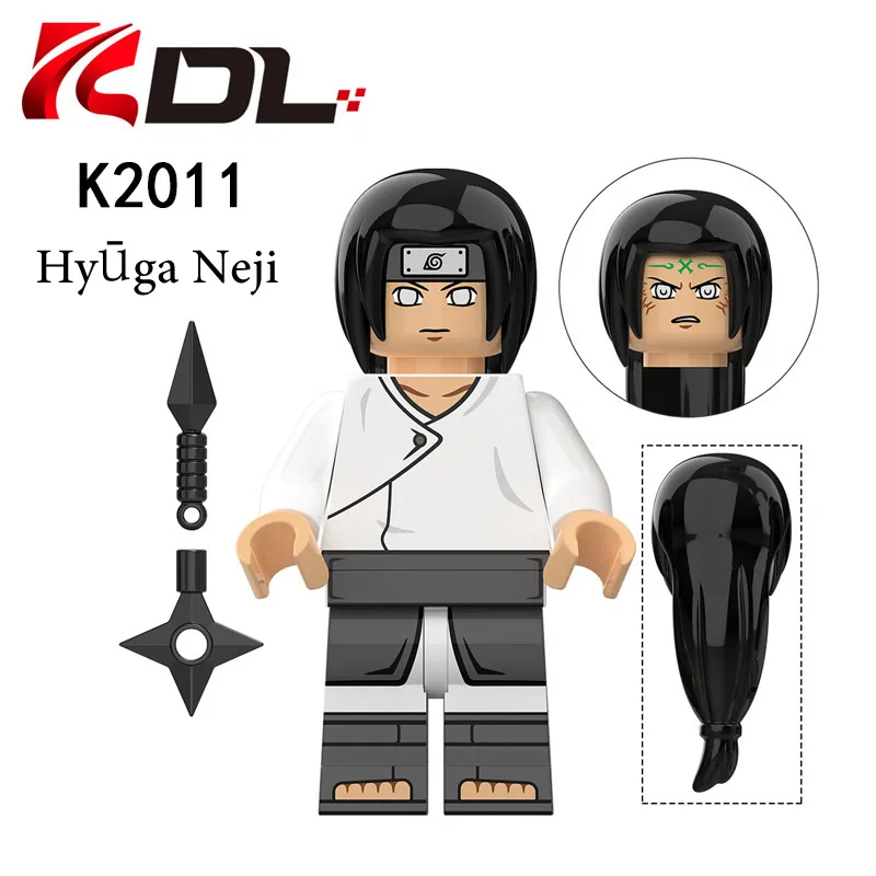 KDL802 Narutos Anime Characters Uchiha Shisui Itachi Chiriku Neji Minifigs Building Block Mini Figures Kids Blocks Toys