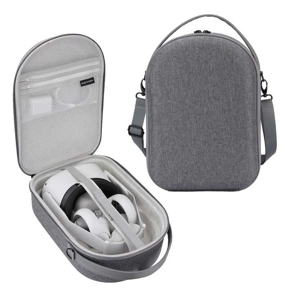 EVA Travel Hard VR Headset Box Carrying Case for Meta Quest 2