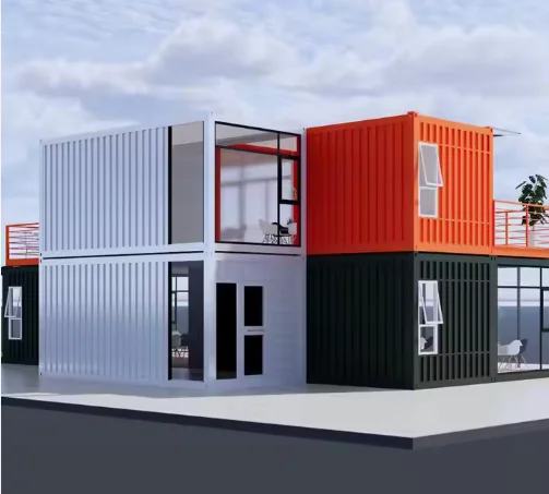 5 Bedroom Prefabricated Mobile Home with Kitchen Bathroom / Prefabricated Modular House Luxury Container House