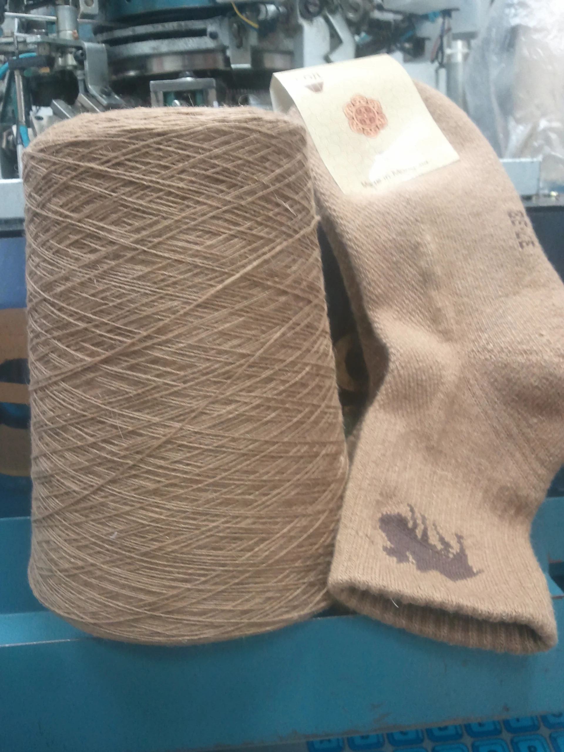 Nm15 recycled high quality acrylic hb yarn for socks or knitting fabric or hat