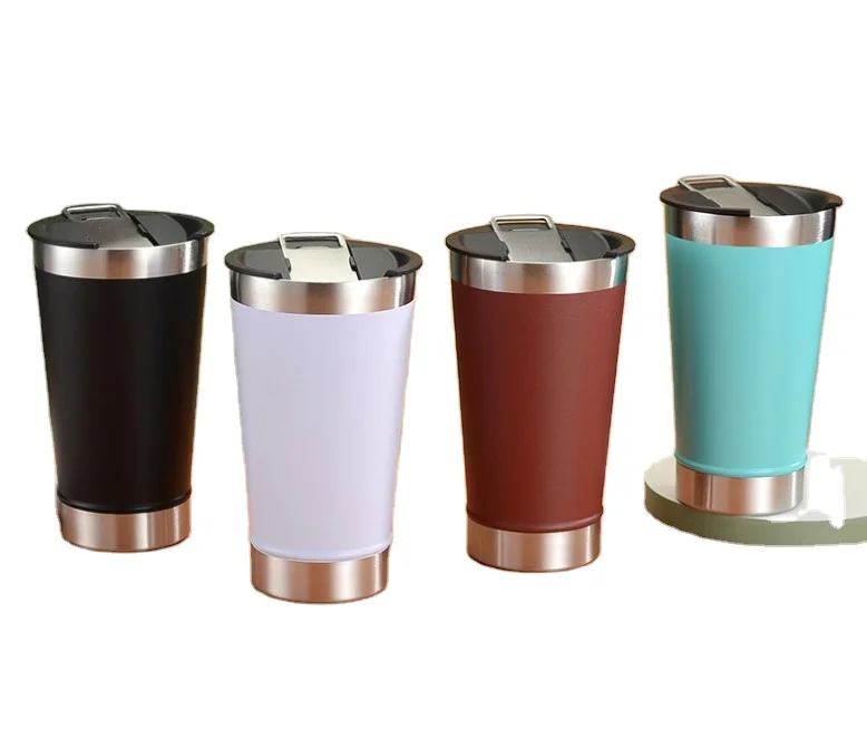 Brazil  580ML Heat water Preservation 304 Stainless Steel Beer Cup Thermos mug With Bottle Opener And Cold hot Preservation