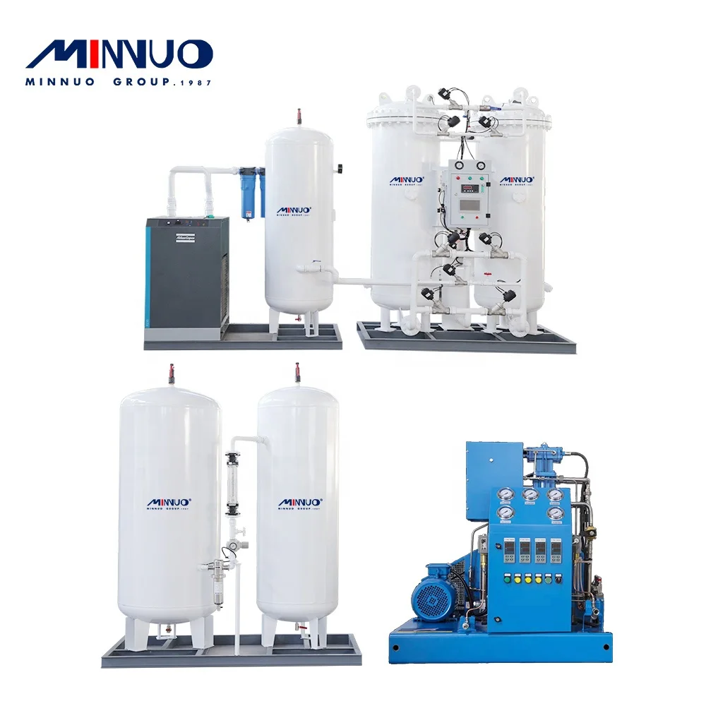 High purity 93%-95% oxygen gas plant cost 60Nm3/h PSA 150BAR with high-powered