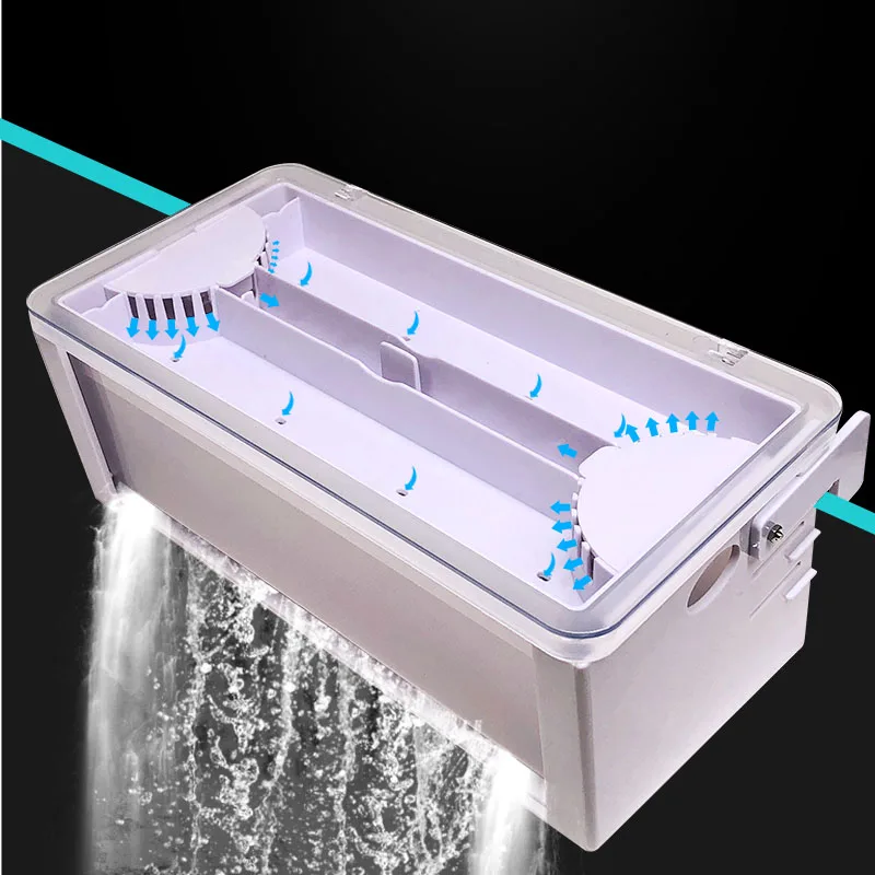 Turtle tank filter low water level