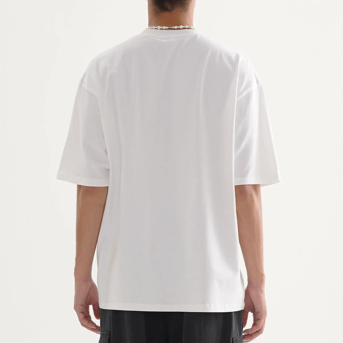 High quality blank 100% cotton streetwear tshirt oversized drop shoulder t-shirt heavy weight custom t shirt for men