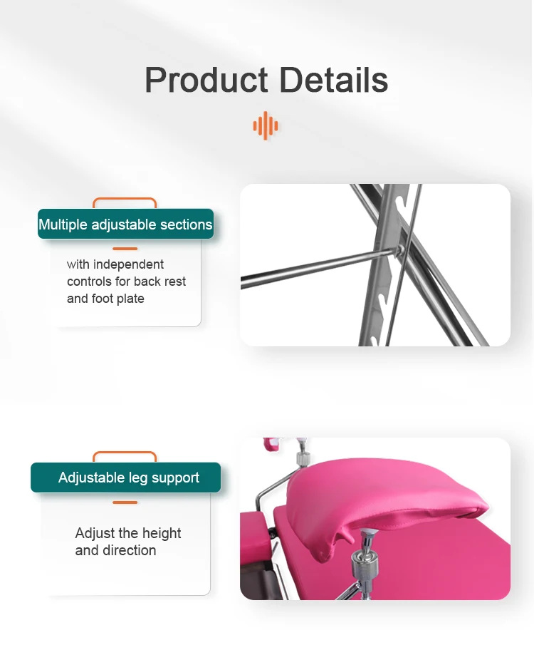 Multi-Function Medical Gynecologic Exam Table Gynecological Examination Bed