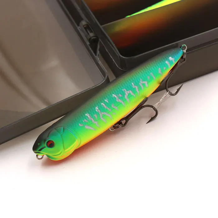 XO811 Top Water Winter Plastic Hard Bait Custom Logo Fish Head Floating Spinner Pike Winter Small Fishing Lures