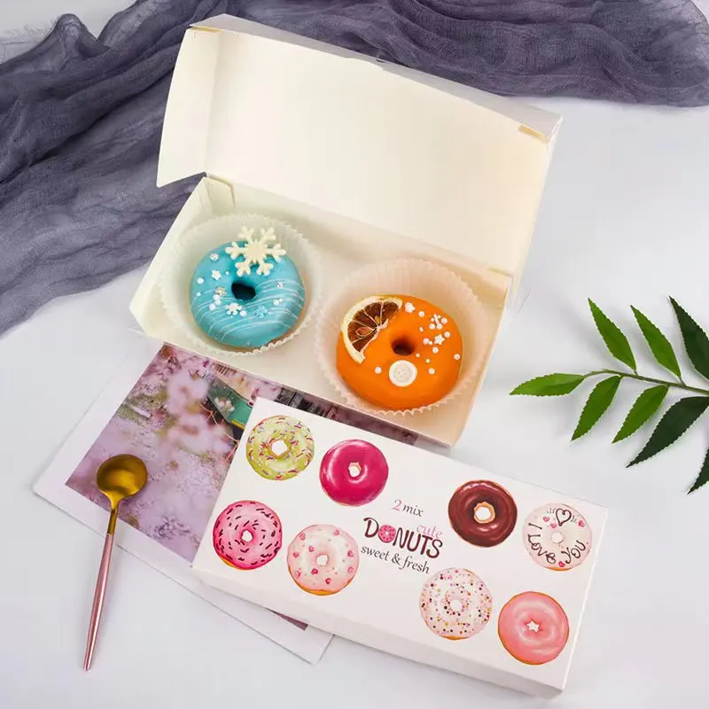 Strength factory customized printing cheese cake carrying box Birthday cake packaging box kraft paper cup paper bowl cake box