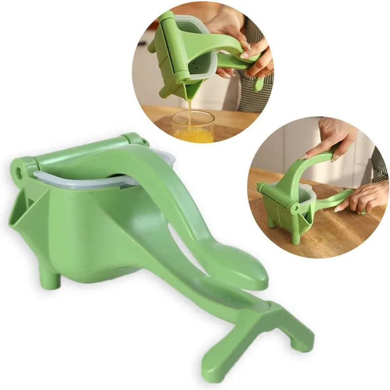 Plastic Manual Carrot Citrus Hand Blender  Juice Press Orange Fruit Lemon Squeezer Juicer Manually