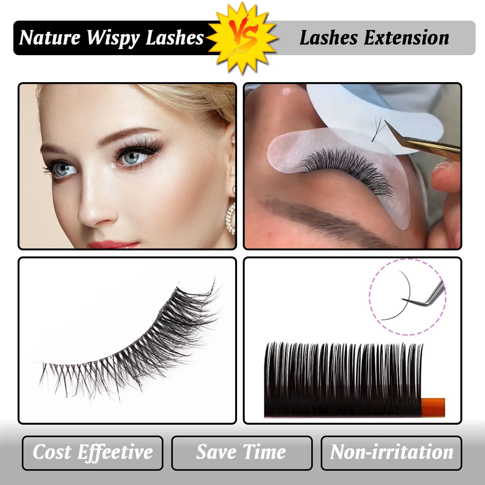 Yiernuo 3/7Pairs Wholesale Custom Own Brand 3D Silk 5D Natural Faux Mink Lashes