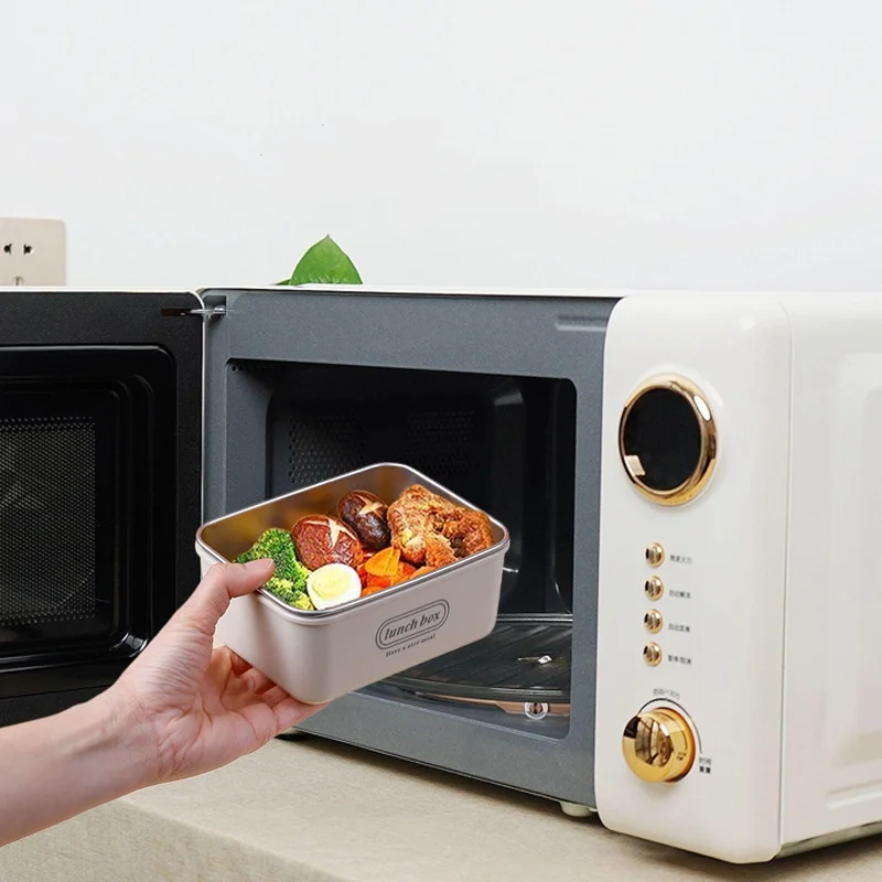 304 Stainless Steel Lunch Boxes Set Meal Boxes with Insulated Bag Tiffin Lunch Box Stainless Steel