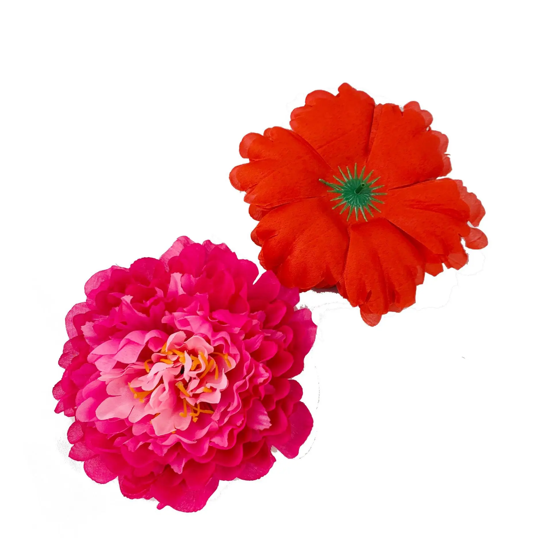 Factory supplies giant 18cm peony silk flowers head artificial flowers big roses for wedding table flower arrangement