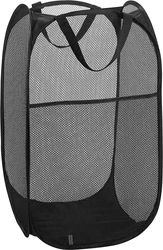 ANQI mesh pop up good quality factory made fashionable sturdy laundry hamper laundry basket