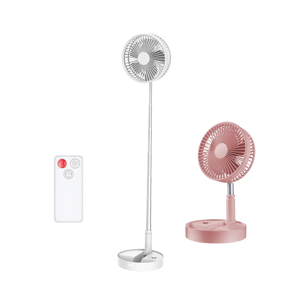 pedestal fan portable mini fan outdoor humidifier stand battery usb fan with lithiumbattery usb Charging completed automatically