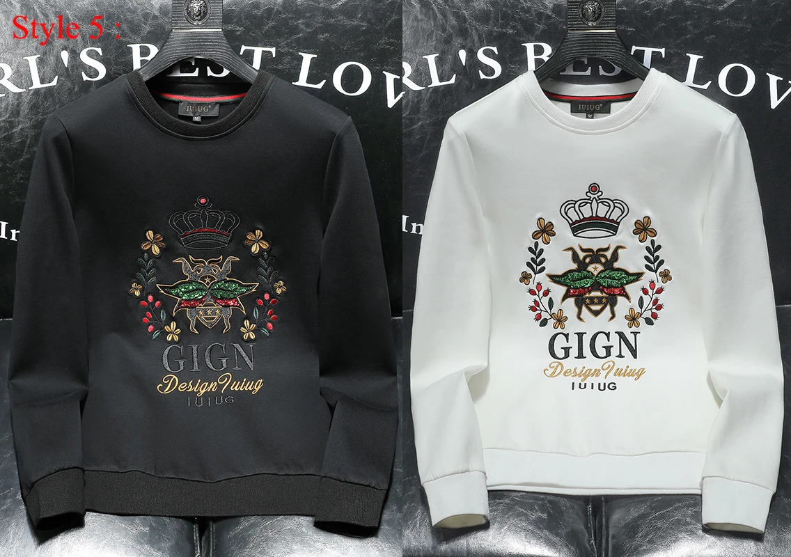 Design High Quality Cotton Oversize Crewneck Sweatshirts Brand Luxury Long Sleeve Sweatshirt