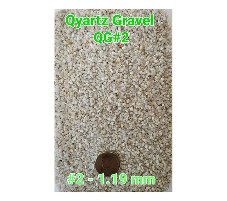 Лучшее Термостойкое сырье кристаллы кварцевого песка кварцевый гравий QG #2 песок натурального цвета от поставщика в