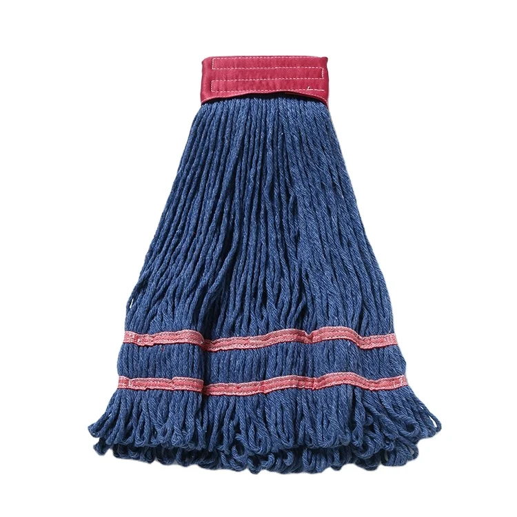 Hot Selling Custom Floor Cleaning Commercial Industrial Cotton Mop Heads Replacements