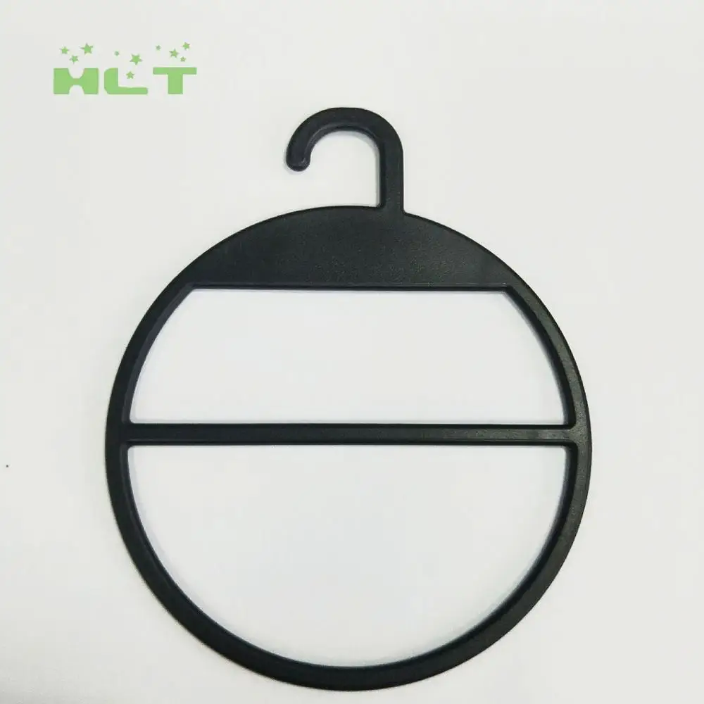 Customized plastic round display scarf hanger wholesale for shopping mall