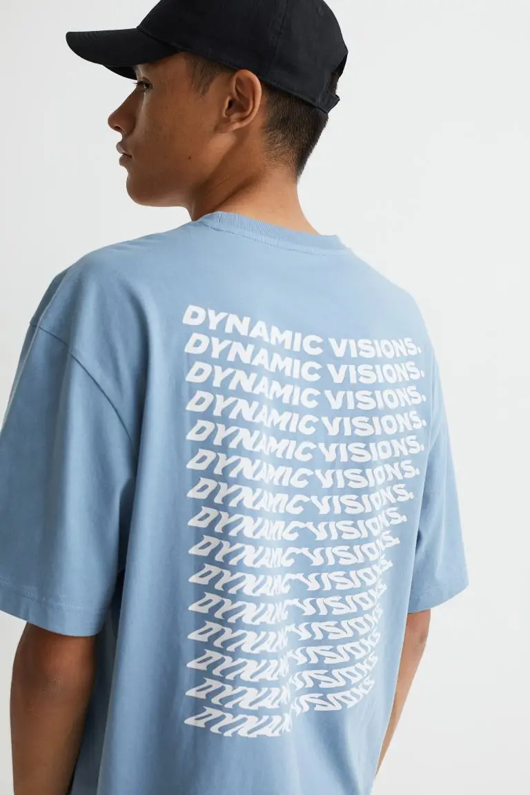 WKER custom design tshirt light blue me Tshirt silk screen print Tee