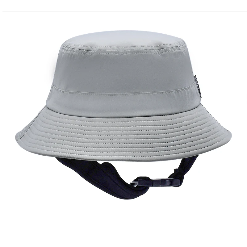 Custom Waterproof Fishing Surf Hat Bucket Upf 50 Nylon Surfing Cap With Logo