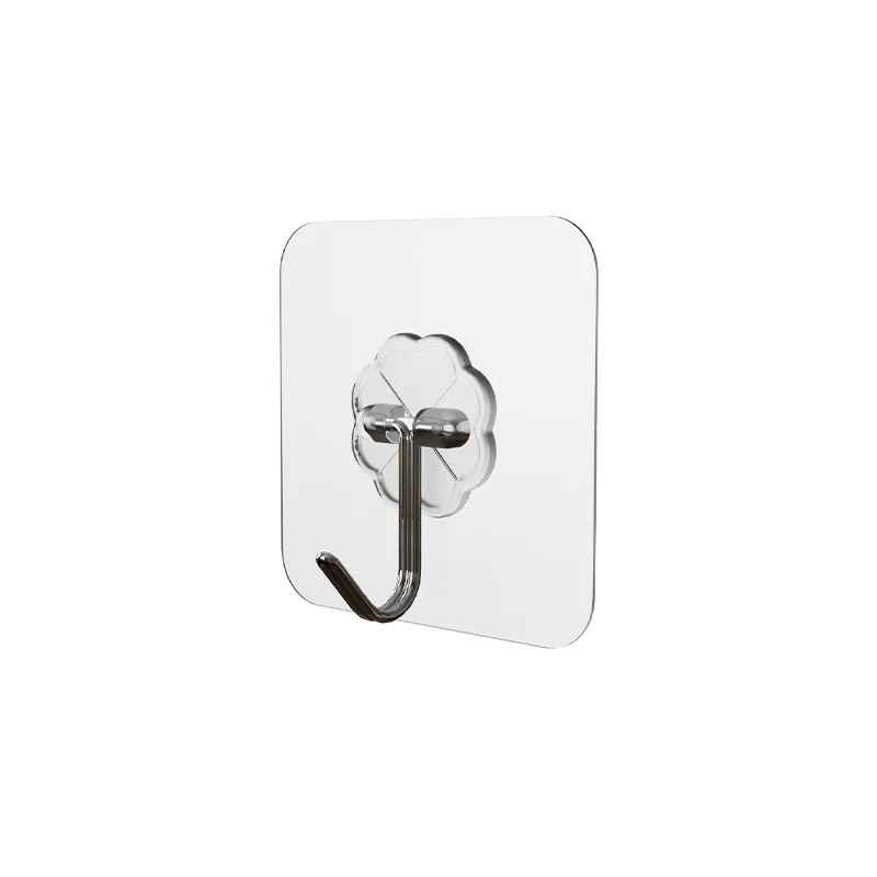 Strong Adhesive Door Wall Hanger Hooks Suction Heavy Load Wall Storage Sucker Kitchen Bathroom Transparent Wall Hook