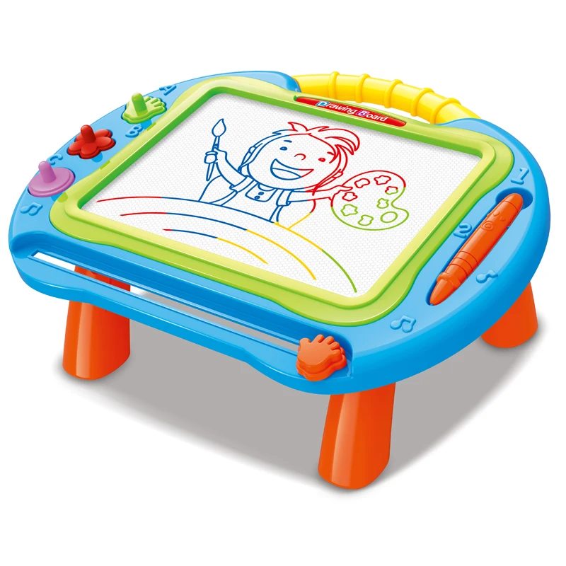Educational Toys Colorful Sketch Table Doodle Pad Erasable Doodle Board Magnetic Children Drawing Board for Kids
