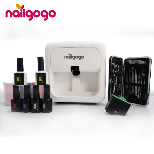 nailgogo Finger Painting Art Polish Printer 3d For Design Mobile Pone Digital High Quality Pro Tip Nail Printing Machine