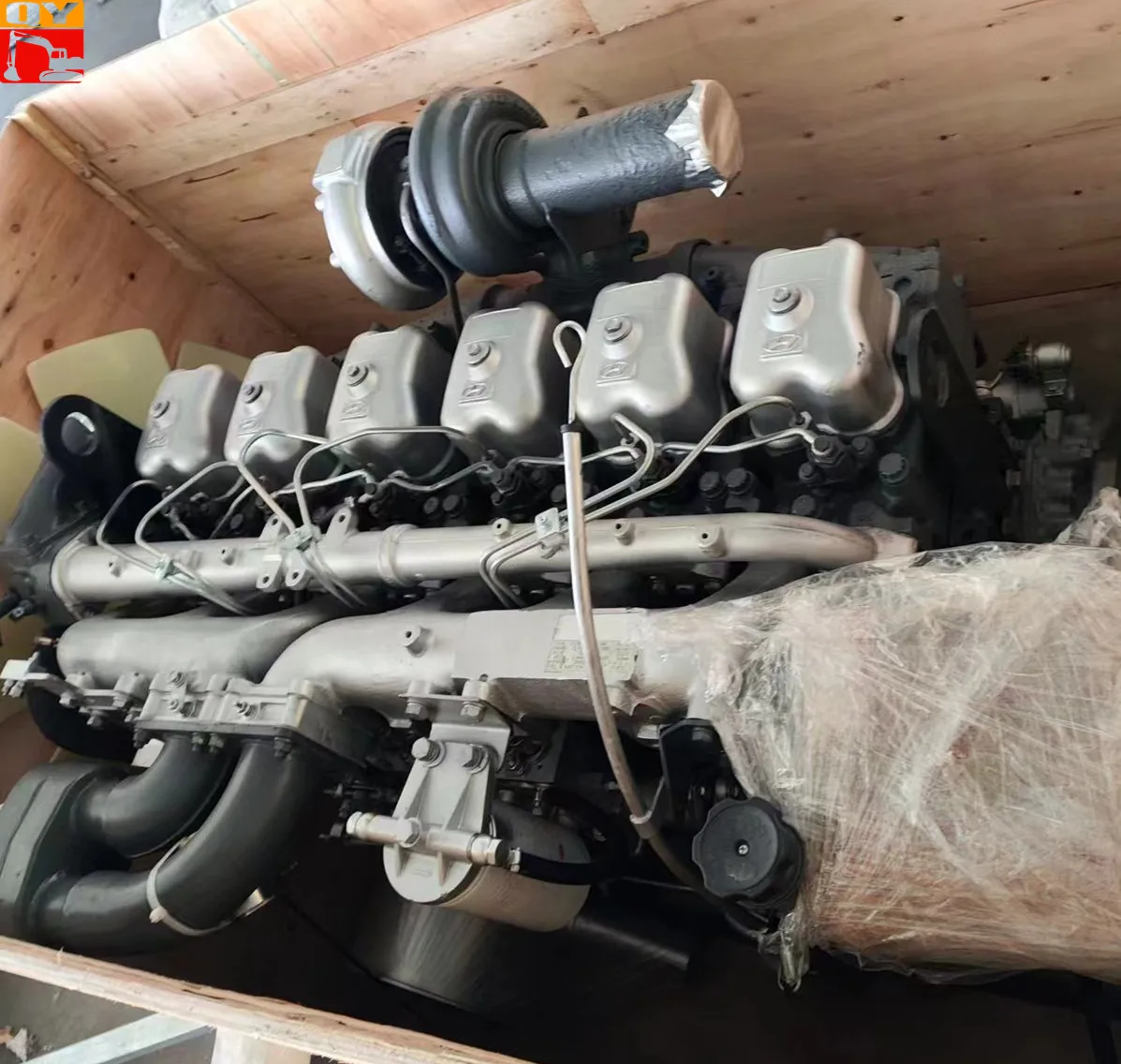 genuine new engine assy D6AC D6CA engine used for R350LC-9 crawler excavator HD270