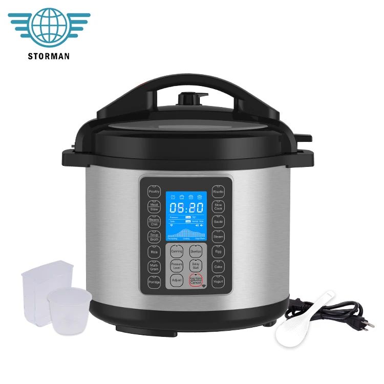 Wholesale Price 6L 8L 10L 12L Multicooker Vacuum Kitchen Appliance Pot Smart Electric Pressure Cooker