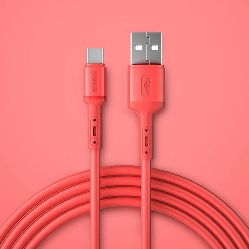 Liquid Silicone Fast Charging Soft Usb C Data Cable Mobile Phone Charger cable Data Cable