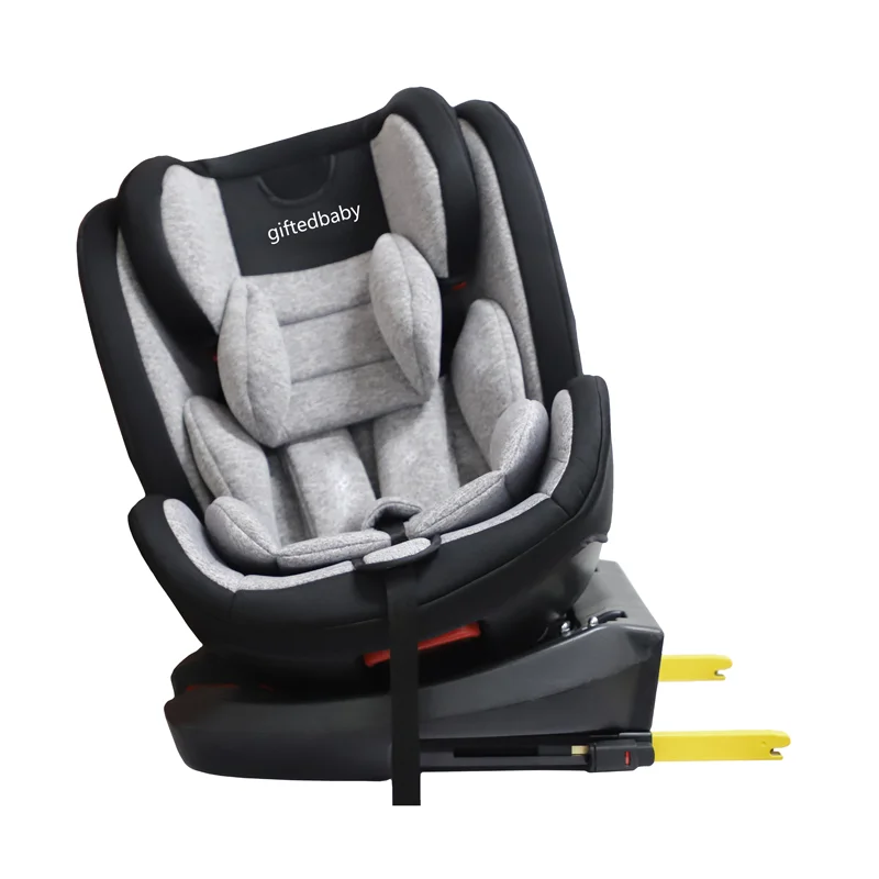 Cheaper 360 rotate 0 - 36 Kgs 0 - 12 years baby safety seat use in for car with ISOFIX + Top tether system group 0 1 2 3