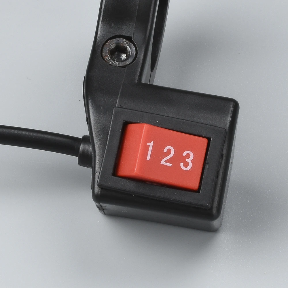 Motorcycle Handlebar Switch, Electric 3 Speed Handlebar Module Switch for Motorcycle E-Bike Scooter