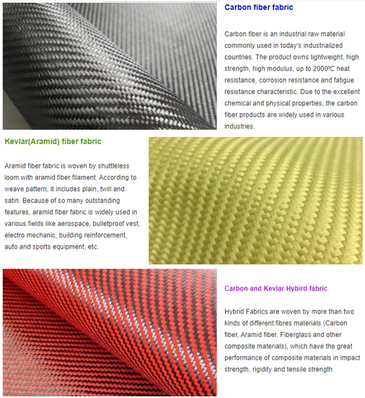 carbon kevlar fabric