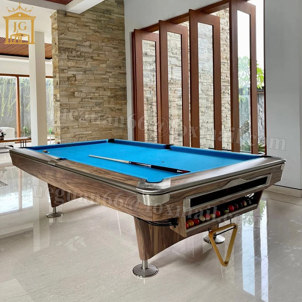 Hot modern models in 2024 3-Piece 25mm Slate 9FT Billiard Indoor Sport American Nine-ball Pool Billiard Table