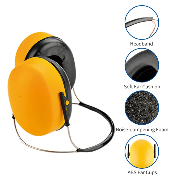 Factory direct sales Abs Material Safety Hearing Protection Ear Muff Noise Reduction