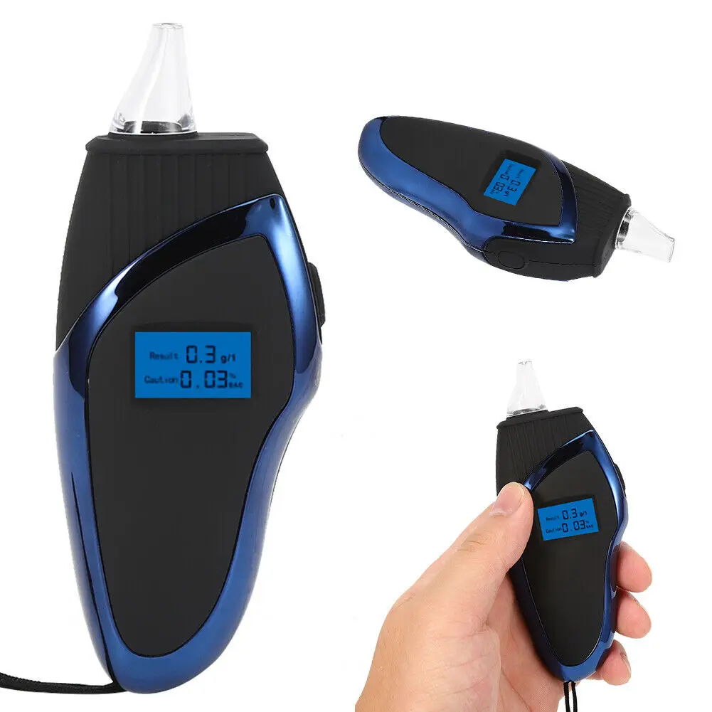 Sensitive Precise High Quality Digitale Mouthpiece Breath Alcohol Tester With Mouthpiece