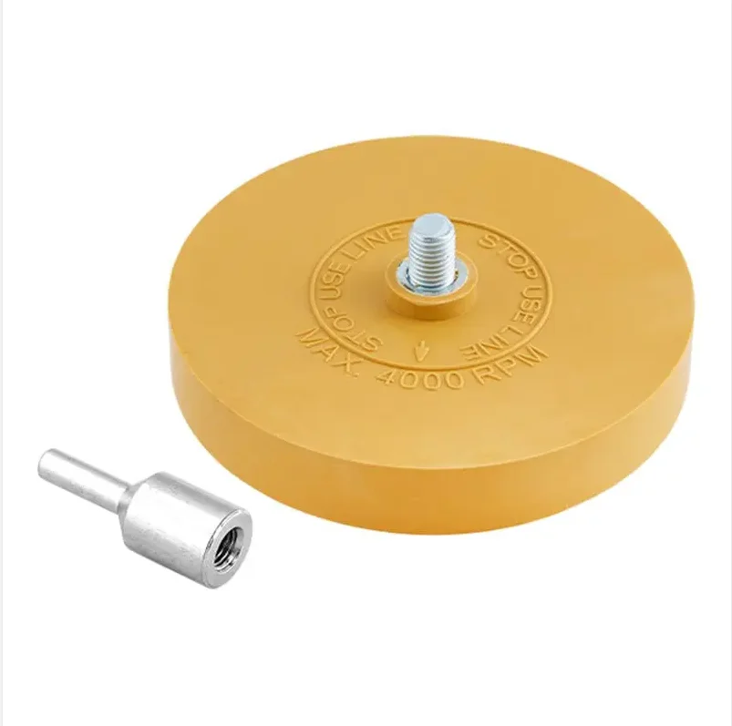4inch Rubber Eraser Wheel Car Pinstripe Adhesive Vinyl Stickers Decal Graphic Removal Polishing Tool