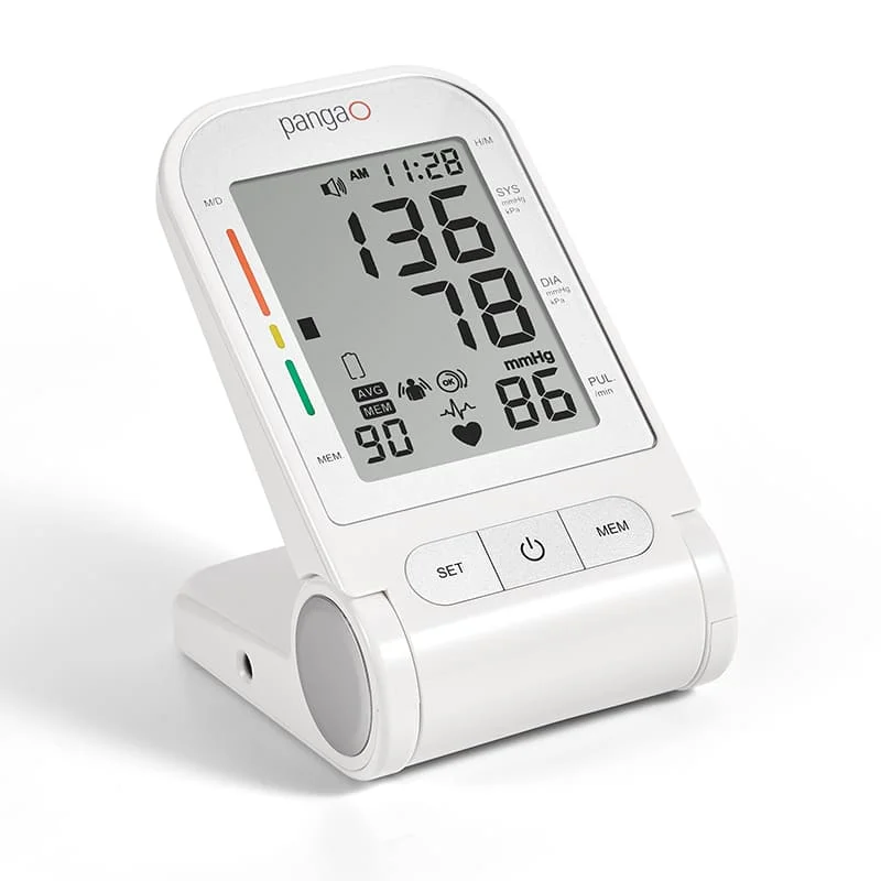 Electronic automatic  sphygmomanometer digital bp operator foldable upper arm blood pressure monitor with large cuff