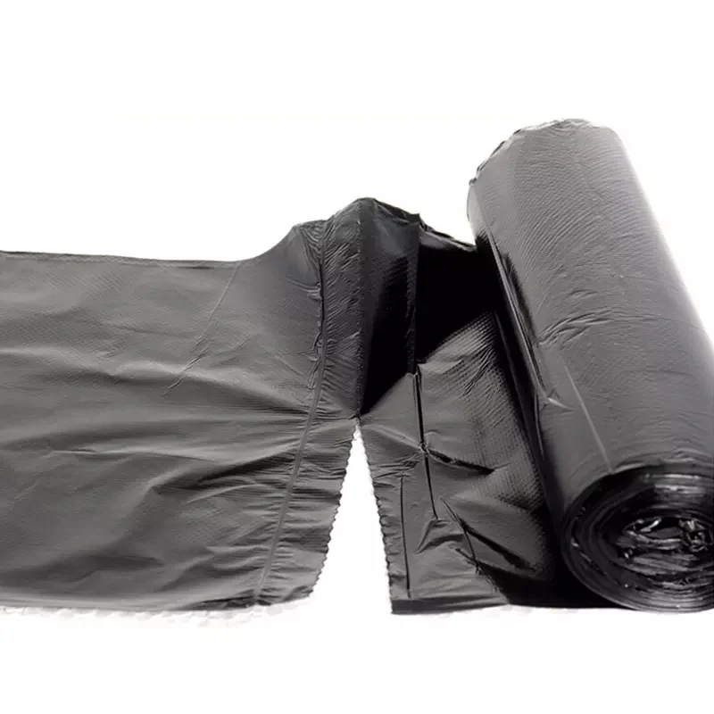 Wholesale Price Heavy Duty Big White Black Garbage Bag Large Plastic Trash Bags Roll 55 Gallon