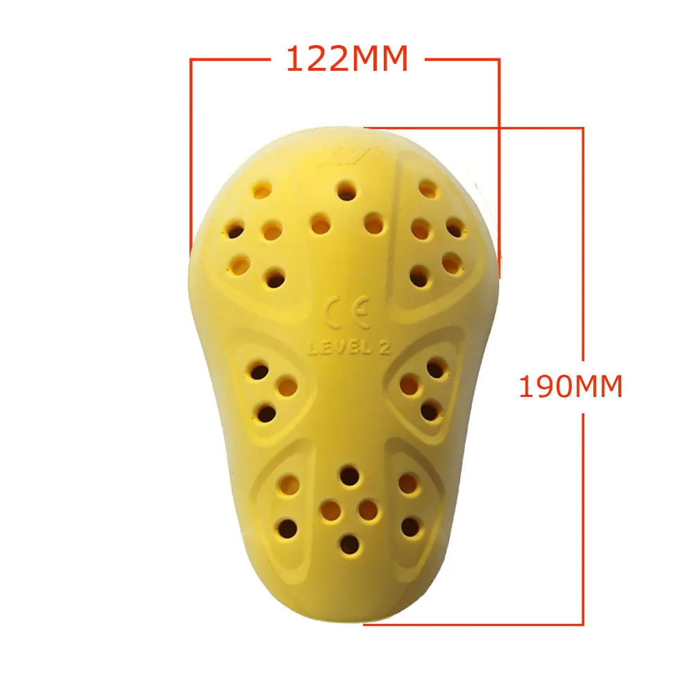 ce approved insert impact protection pad for motorcycle apparel
