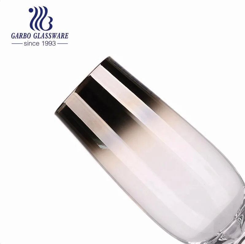 550ml pink stemless wine glasses spray color glass cups with gold rim wedding gift personalized colors glass tumblers