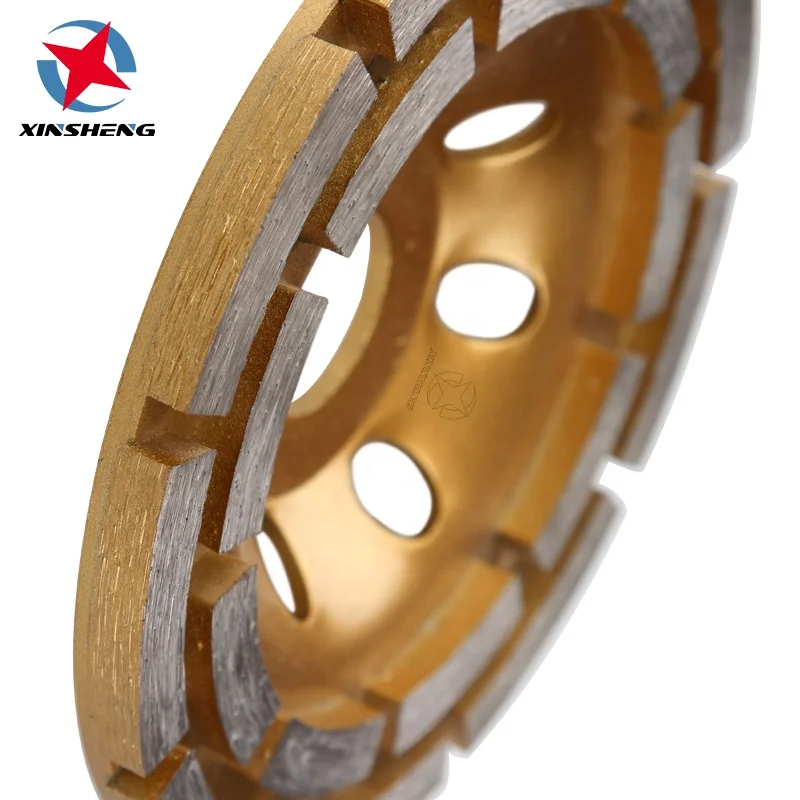 Diamond Concrete Grinding Wheel 4 1/2 inch For Polishing And Cleaning Stone Concrete Surface, Cement, Marble, Rock, Granite