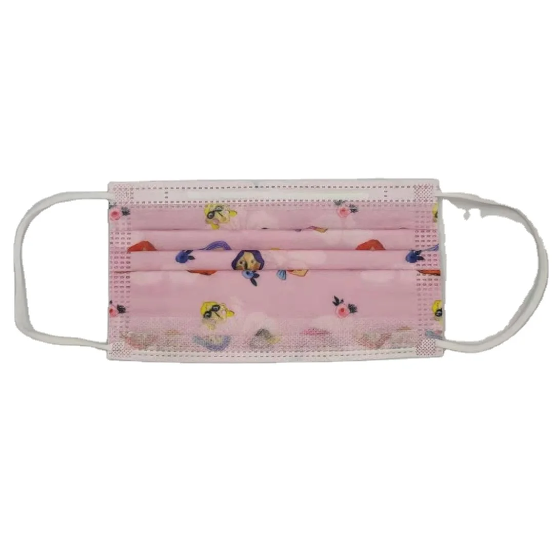 
Customised Melt-blown Fabric Medical 3 ply Disposable Face Mask Earloop 